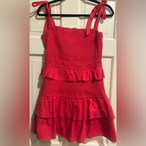 Le Lis Red Dress Women’s medium